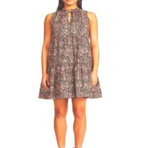 BB Dakota Steve Madden Womens Dress Short Floral Tiered Size XL NWT